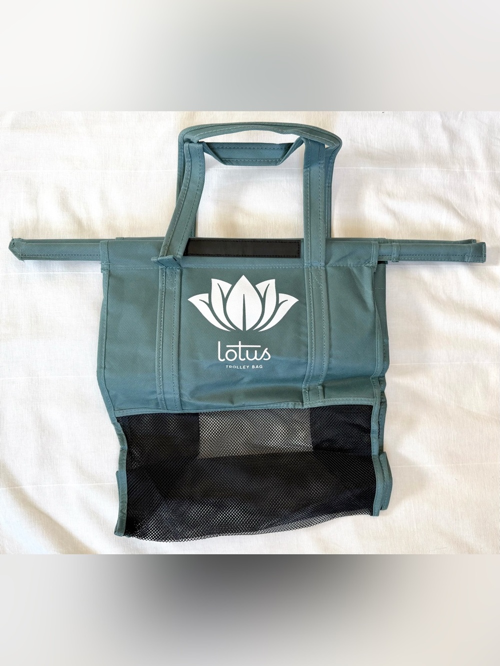 Lotus Trolley Bags Reusable Grocery Cart Bags |4-Pack Shopping Bag Organizer NWT - Picture 9 of 13